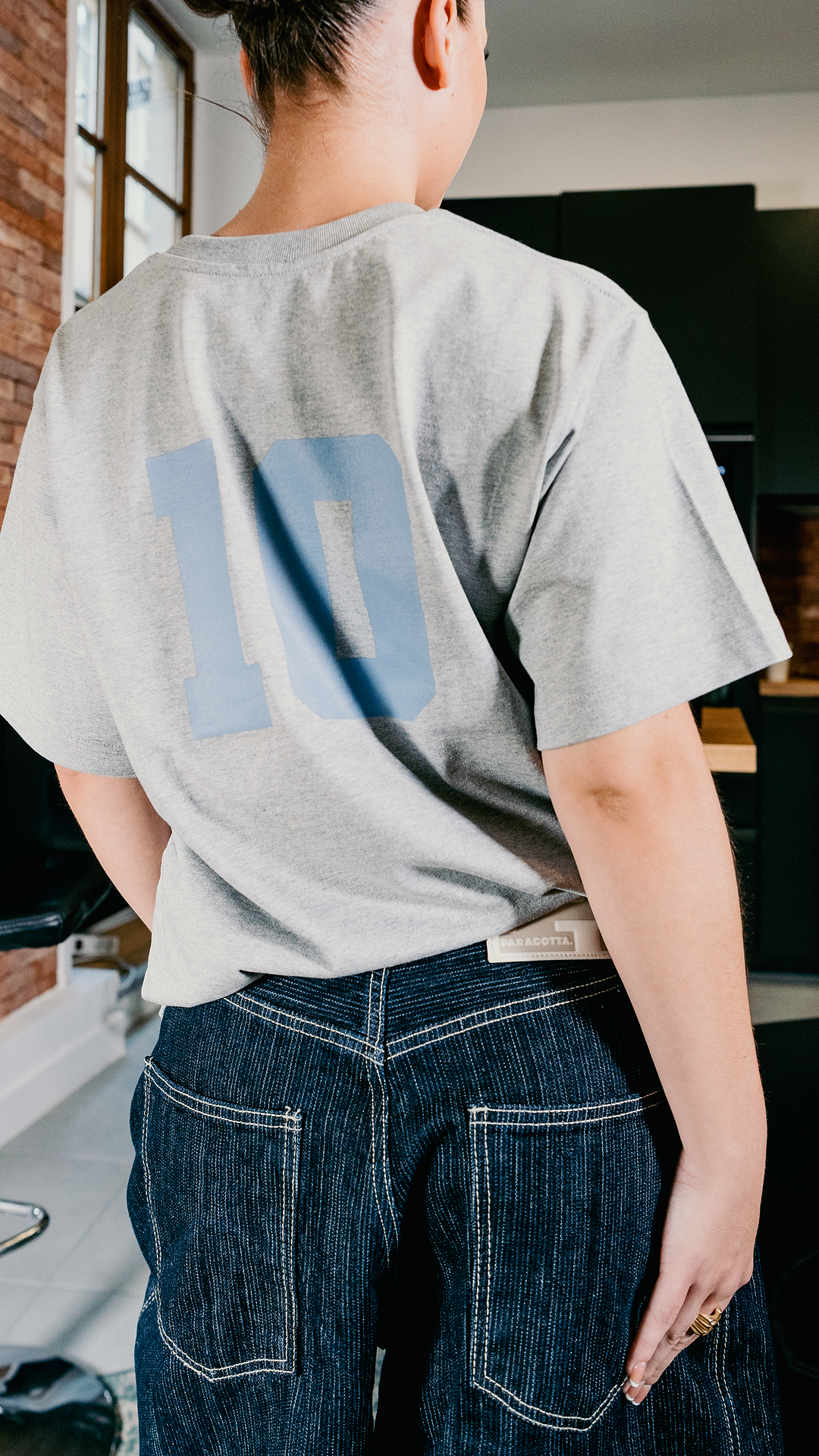 Classic N.10 T-shirt "Grey"
